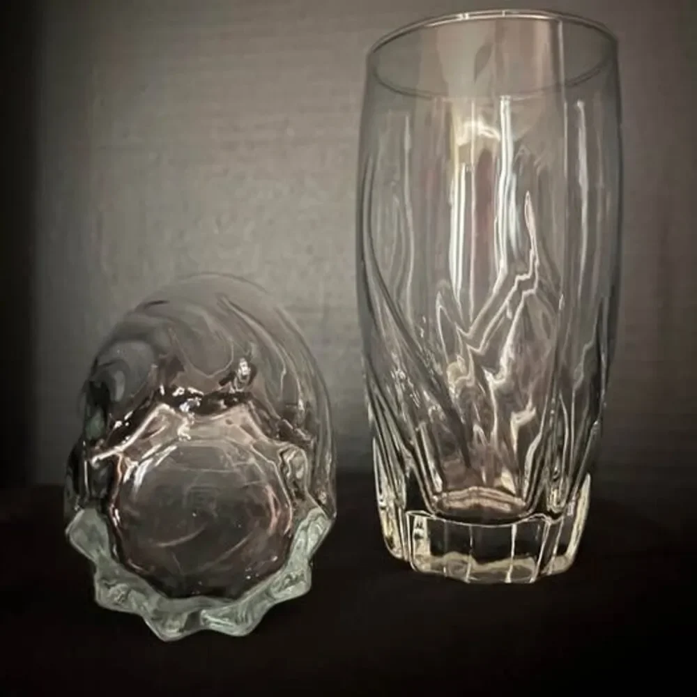 Vintage, Retro Anchor Hocking Central Park Tumblers & Rocks Glasses 4 Piece Set